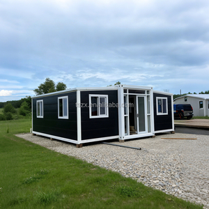 Maison conteneur extensible prête à l'emploi 20ft 30ft 40ft, <span class=keywords><strong>cabine</strong></span> modulaire préfabriquée en acier portable - Product Image 1