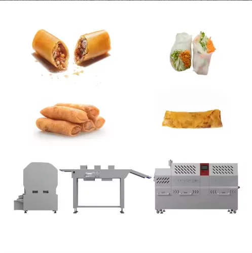 Automatic Dough Spring Roll Pancake Wrapper Empanada Dumplings Samosa Noodle Chapati Grain Product Making Machines