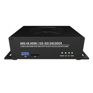 Codificador de transmisión de vídeo H.265 UHD H.264 4K 60fps HD MI SDI compatible con RTMPS/UDP/RTP para Radio TV - Product Image 4
