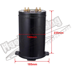 Haofa ถัง<span class=keywords><strong>2</strong></span>.8L กันไฟกระชากสีดำชุบผิวด้วยโอริง8AN 8 AN8สำหรับปั๊ม intank แบบเดี่ยว/คู่39มม.-40มม. - Product Image 2