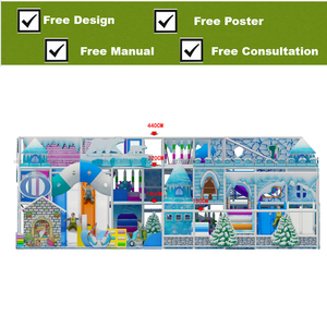 Baihe ชุดรูปแบบยุคน้ำแข็งสำหรับเด็กพื้นที่ผจญภัยศูนย์สนามเด็กเล่นในร่มอุปกรณ์สำหรับขาย - Product Image 6