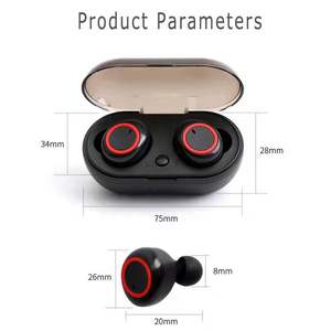 Auriculares Bluetooth Y50 TWS2 Mini, Estilo Intrauditivos, Deportivos y para Exteriores 5.0, con Estuche de Carga, Control Táctil, Inalámbricos - Product Image 4