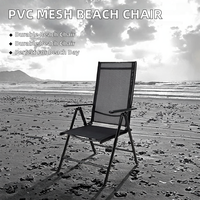 Fauteuil pliant en métal réglable à 7 positions