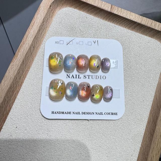 High Quality Handmade Custom Press on Nails for Ladies 10pcs Set with Unique Design Nail Beauty