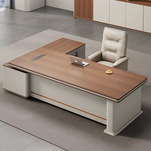 Muebles de Oficina Ejecutivos de Alta Gama, Escritorio de Oficina Moderno y Lujoso para Uso Administrativo, Escritorio y Silla para Gerentes - Product Image 3