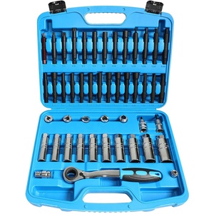 Herramienta <span class=keywords><strong>de</strong></span> extracción <span class=keywords><strong>de</strong></span> tuerca <span class=keywords><strong>de</strong></span> puntal, <span class=keywords><strong>Kit</strong></span> fijo, amortiguador, buje <span class=keywords><strong>de</strong></span> dirección, puntal <span class=keywords><strong>de</strong></span> suspensión, herramientas <span class=keywords><strong>de</strong></span> extracción <span class=keywords><strong>de</strong></span> enchufe, 47 Uds. - Product Image 1