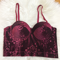 Hauts sexy pour femmes, style boîte de nuit, débardeurs fins, soutiens-gorge-corsets, corsets de poitrine, corsets de mujer
