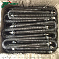 Elementos Calefactores Eléctricos Industriales de 3kw para Túnel de Termocontracción/Horno, Calentador Tubular con Aletas
