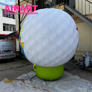 2m Diameter Sports Meeting Decoration Inflatable pink Baseball,inflatable Baseball Model Balloon - Product Image 6