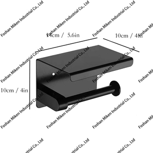 Porte-papier <span class=keywords><strong>de</strong></span> salle <span class=keywords><strong>de</strong></span> bain Porte-papier hygiénique Porte-serviettes mural pour salle <span class=keywords><strong>de</strong></span> bain - Product Image 4