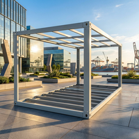 Système de structure en acier préfabriqué personnalisé pour maison modulaire, bureau, logement, kit de conteneur
