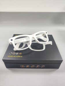 Lunettes intelligentes AiMB S2 Max avec assistant vocal IA, appels téléphoniques Bluetooth, haut-parleur musical, charge Type-C - Product Image 5