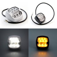 Gnsource Factory Nouveaux Phares de Travail LED Latéraux et Arrière Étanche IP68 pour Tout-Terrain 80x80x34mm Haut/Bas