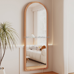 Specchio di struttura in legno con struttura in legno a parete specchio per il corpo intero prezzo - Product Image 5