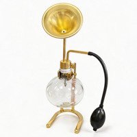 Bouteille d'arôme en verre transparent de 550 ml, grande taille, pour SPA, instrument aromatique en laiton, huile essentielle, arôme de grains de café