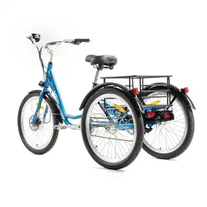 MEIGI – vélo électrique 3 roues, entrepôt, Ebike, 350W, vélo électrique 3 roues, trike, en stock