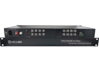 Convertisseur vidéo fibre optique coaxial HDCVI/TVI/AHD 16 canaux sans perte avec données