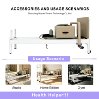 Machine de Pilates Reformer professionnelle avec cadre en aluminium pour studio de Pilates, équipement d'entraînement commercial de fitness, vente en gros