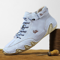 Chaussures de conduite unisexes durables et tendance à imprimé animal, mi-montantes, souples et flexibles, disponibles en plusieurs couleurs, pour le quotidien et l'extérieur