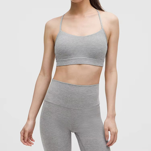 Custom logo Wholesale Women Yoga Sport Bra Sexy Cross Back Sports Backless Gym Bra for Women Fitness - Product Image 5