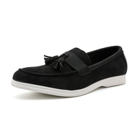 Chaussures décontractées pour hommes en cuir/vrai cuir, respirantes, semelle extérieure en caoutchouc antidérapante, style rétro, amortissantes, toutes saisons