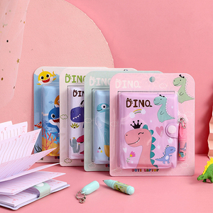 Phim hoạt hình trường học mini máy tính xách tay với Pen Set bán buôn Nguồn cung cấp cho cô gái có tính năng PVC bìa và nhiệt RÀNG BUỘC - Product Image 2
