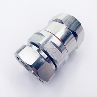 Connecteur coaxial rf, 10 pièces, pince à prise Din 7/16, mâle rf pour câble d'alimentation en mousse, 7/8
