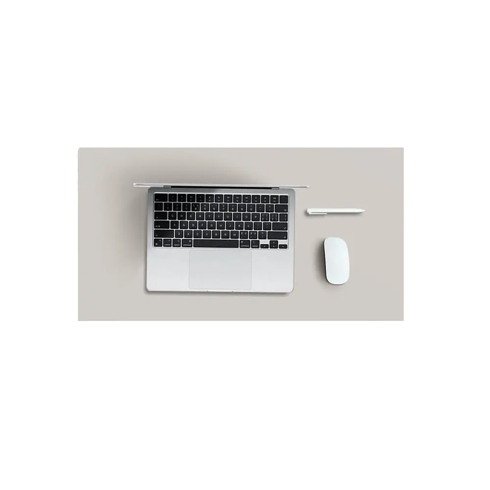 Tappetino per Mouse in pelle senza odore quadrato e cilindrico da scrivania per Laptop e Desktop