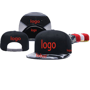 Casquette en maille unisexe à bord plat Casquette de sport de plein air respirante et réglable avec logo personnalisé en gros - Product Image 3