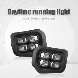 DRL אור רכב LED בשעות היום ריצת אורות עבור טויוטה טקומה 2016 2017 2018 2019 2020 תור ענבר אור DRL 12V לבן drl