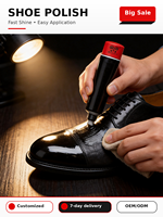 Betún Líquido Sellado Anti-Sequedad para Zapatos 30g Jin Yang Brillo Instantáneo Fácil de Limpiar Evita la Secado por Aire