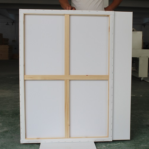 60*100 CENTIMETRI di vendita calda in bianco della tela di canapa pittura di alta qualità in bianco su tela per vernici acriliche