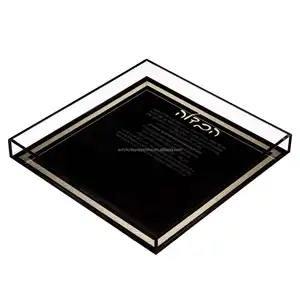 Customized Lucite judaica Products Traditional Havdalah tray