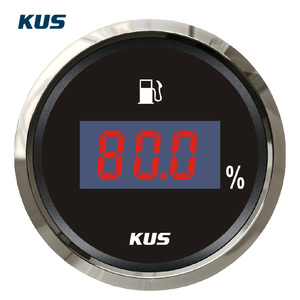 เกจวัดน้ำมันดีเซลแบบดิจิตอล LCD ขนาด 52 มม. 12/24V DC 316SS IP67 0~190Ohm 0~100% สำหรับเครื่องกำเนิดไฟฟ้าทางทะเล รุ่น KUS <span class=keywords><strong>CEFR</strong></span> - Product Image 4