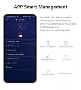 Projecteur holographique Affichage holographique 3D Ventilateur LED publicitaire holographique 3D 65CM - Product Image 6