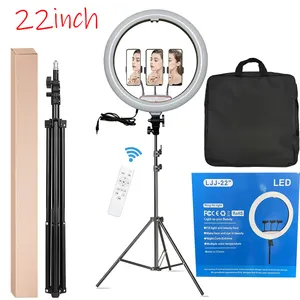 Stand Indoor Live Makeup Photography 22 inch ring light professional ring lights With Stand and storage bag led ring light