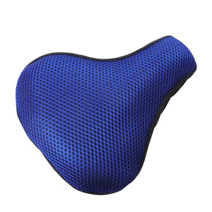 Housse de selle de vélo en maille rouge, respirante, en éponge douce, toutes saisons, ajustement universel pour siège arrière de vélo ordinaire - Product Image 4