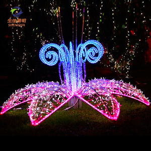 2024新产品4英尺5英尺6英尺7英尺8英尺廉价户外照明人造圣诞树pohon natal adornos - Product Image 6