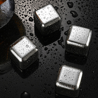 Meilleures ventes : Pierres à whisky écologiques de haute qualité, réutilisables, en acier inoxydable, avec logo personnalisé, en gros