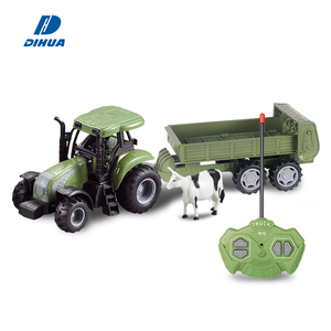 <span class=keywords><strong>Tracteur</strong></span> agricole télécommandé 27 MHz 4 canaux avec <span class=keywords><strong>remorque</strong></span> pour animaux de ferme, jouet pour enfants - Product Image 6