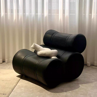 Canapé créatif italien Fauteuil design Canapé décontracté style industriel rétro Canapé de loisir simple inclinable