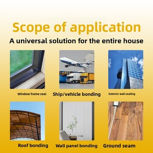 Adhésif structurel <span class=keywords><strong>Sika</strong></span> 11FC, imperméable, anti-moisissure, scellant pour verre, polyuréthane, <span class=keywords><strong>silicone</strong></span> pour la construction, disponible en <span class=keywords><strong>blanc</strong></span> et noir - Product Image 3