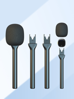 Micros-cravates sans fil portables avec technologie d'annulation du bruit, parfaits pour l'enregistrement vidéo de haute qualité sur téléphones et appareils photo