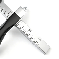 Cutter à sangle en cuir réglable avec échelle en pouces, lame en acier inoxydable de qualité industrielle, outil manuel OEM pour la découpe uniforme de bandes de ceinture