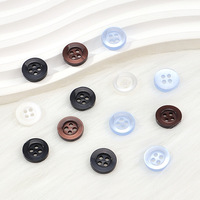 Boutons en résine fantaisie personnalisés avec logo, 4 trous, formes carrées/diamant/champignon pour manteaux, chemises, accessoires de couture - Écologiques