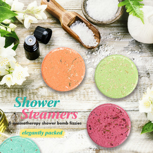 Marque privée Vapeurs de douche personnalisés Comprimés de bain colorés organiques Bombes de bain naturelles Vapeurs de douche - Product Image 2
