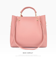 Ensemble de sacs à main en cuir PU pour femmes, 3 pièces, multicolores, sac bandoulière de luxe, sac à main, logo personnalisé, fermeture à chaîne, vente en gros d'usine