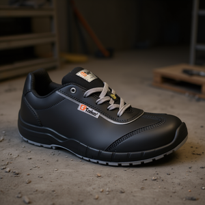 Ttake Granito Safety <b>Shoes</b> Black Steel Toe <b>Work</b> Footwear Size 42 - Product Image 3