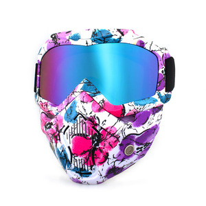 Lentilles toriques imprimées sur mesure Lunettes de moto et masque facial pour Motocross Vintage Cycling <span class=keywords><strong>Ski</strong></span> & Sports - Product Image 3