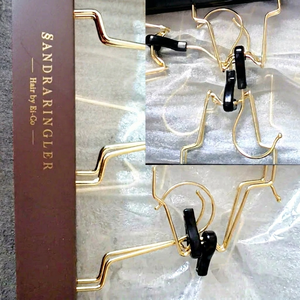 Astrid Customized Wig Clips <b>Display</b> Hair Extension Hangers Custom Logo Service - Product Image 1